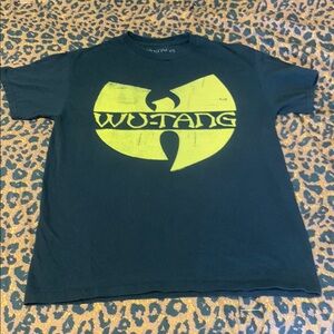 Black T-Shirt with Yellow Logo